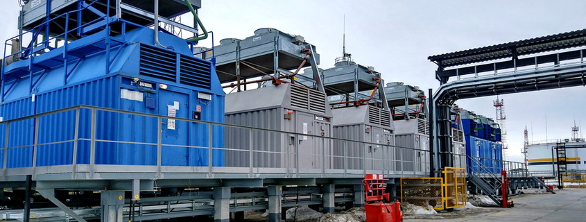 Gas-reciprocating power units